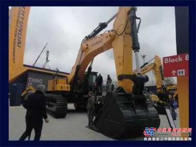 现代挖掘机闪耀2019年德国宝马展