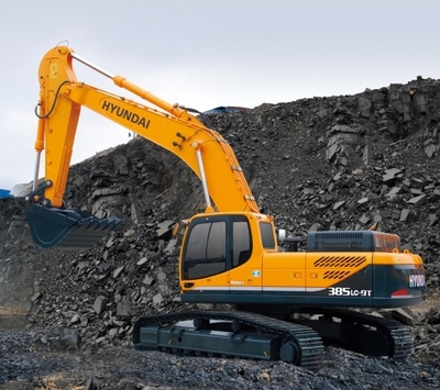 现代R385LC-9T挖掘机荣获“2011中国工程机械年度产品”殊荣