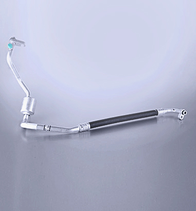 Compressor suction pipe assembly